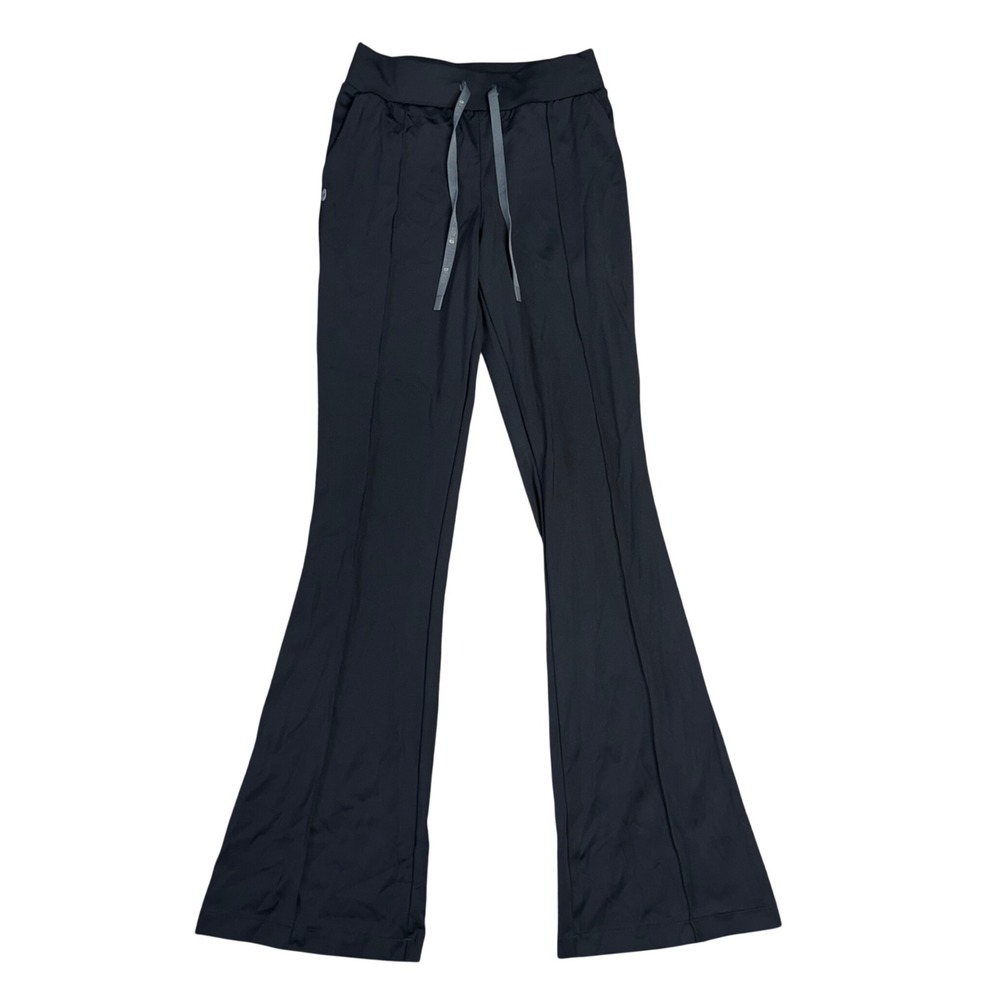 FIGS Flare Leg Scrub Pants Women Small Black Excellent Pintuck 1002150